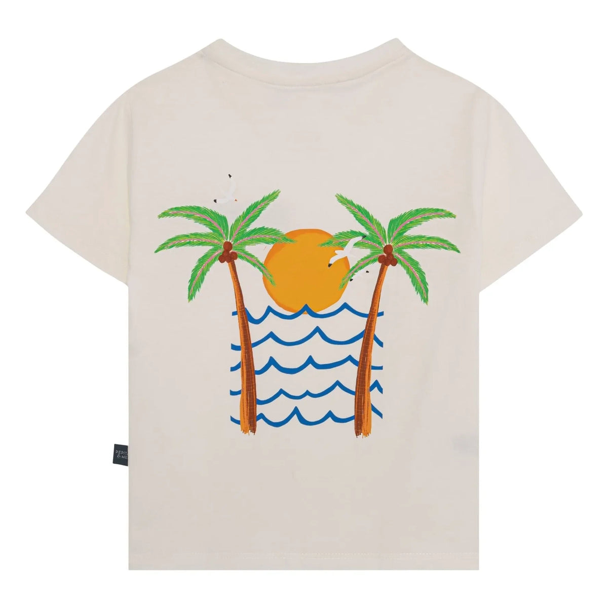 Pepita & Me - Isla Bonita Bedrucktes T-Shirt | Weiß