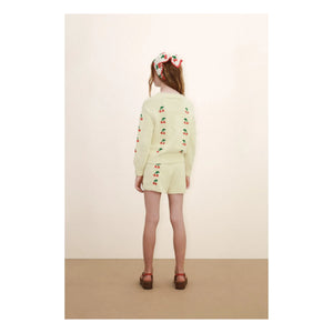 Tinycottons - Cherry Pullover | Blassgelb