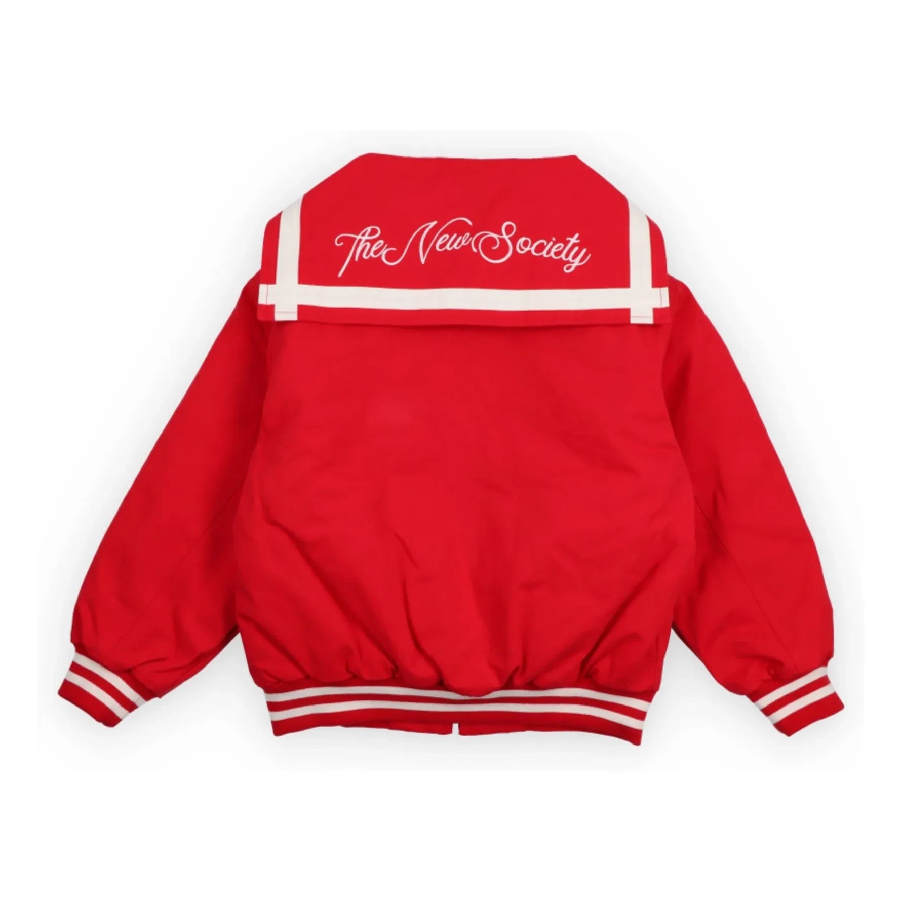 the new society - Buttercup Marinekragen Bomberjacke | Rot