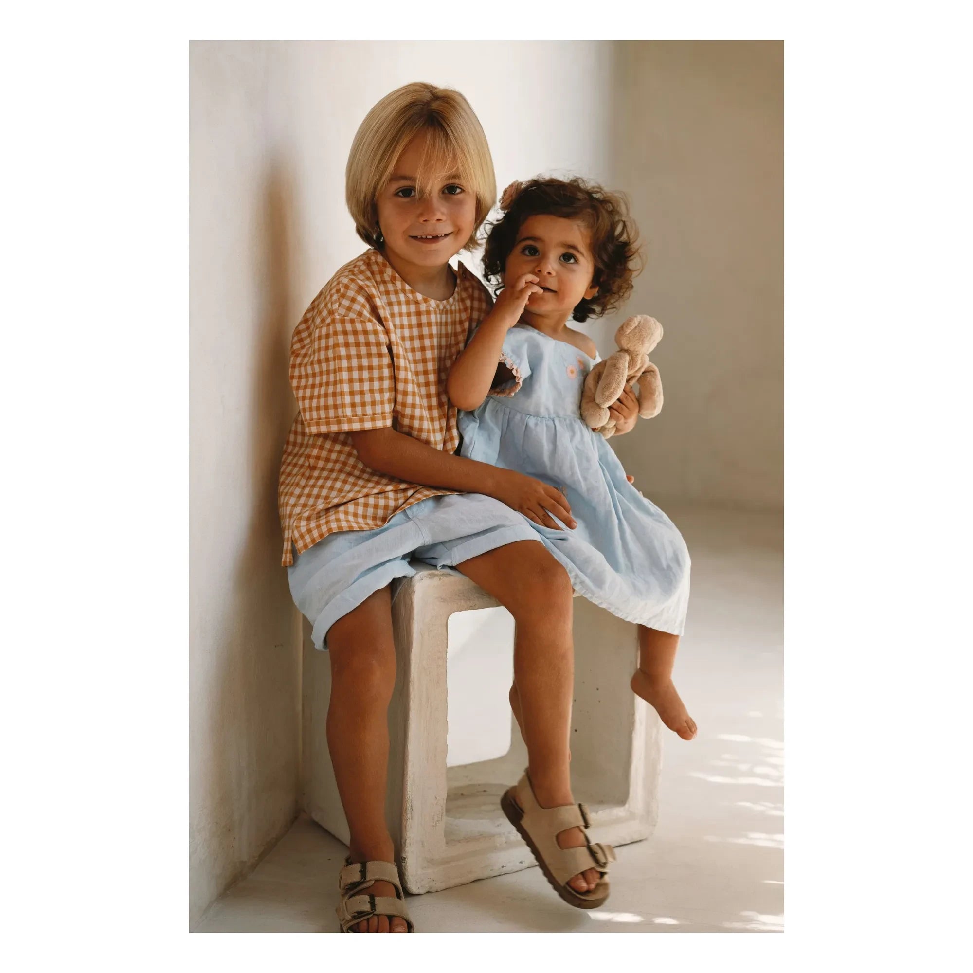 Lilinoa - Marie Lin besticktes Kleid | Hellblau