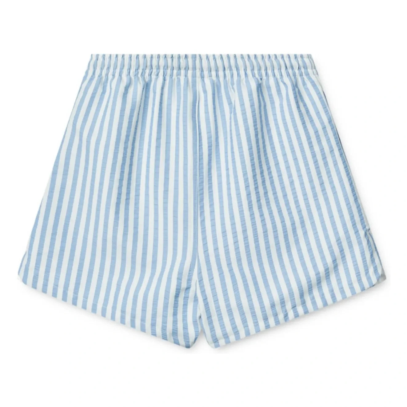 Liewood - Aiden Seersucker Badeshorts aus recycelten Fasern | Hellblau