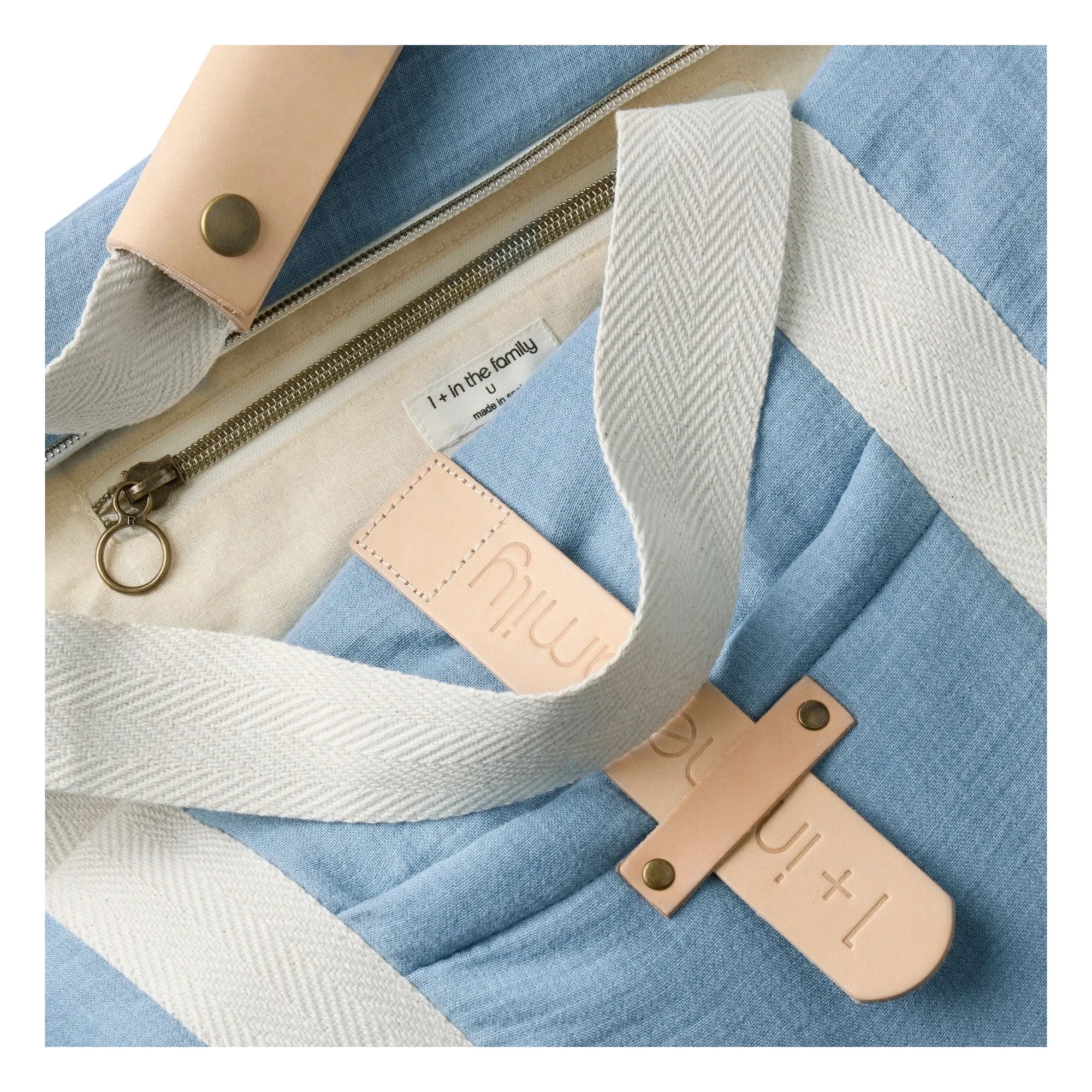 1+ in the family - Wickeltasche | Denim Blau