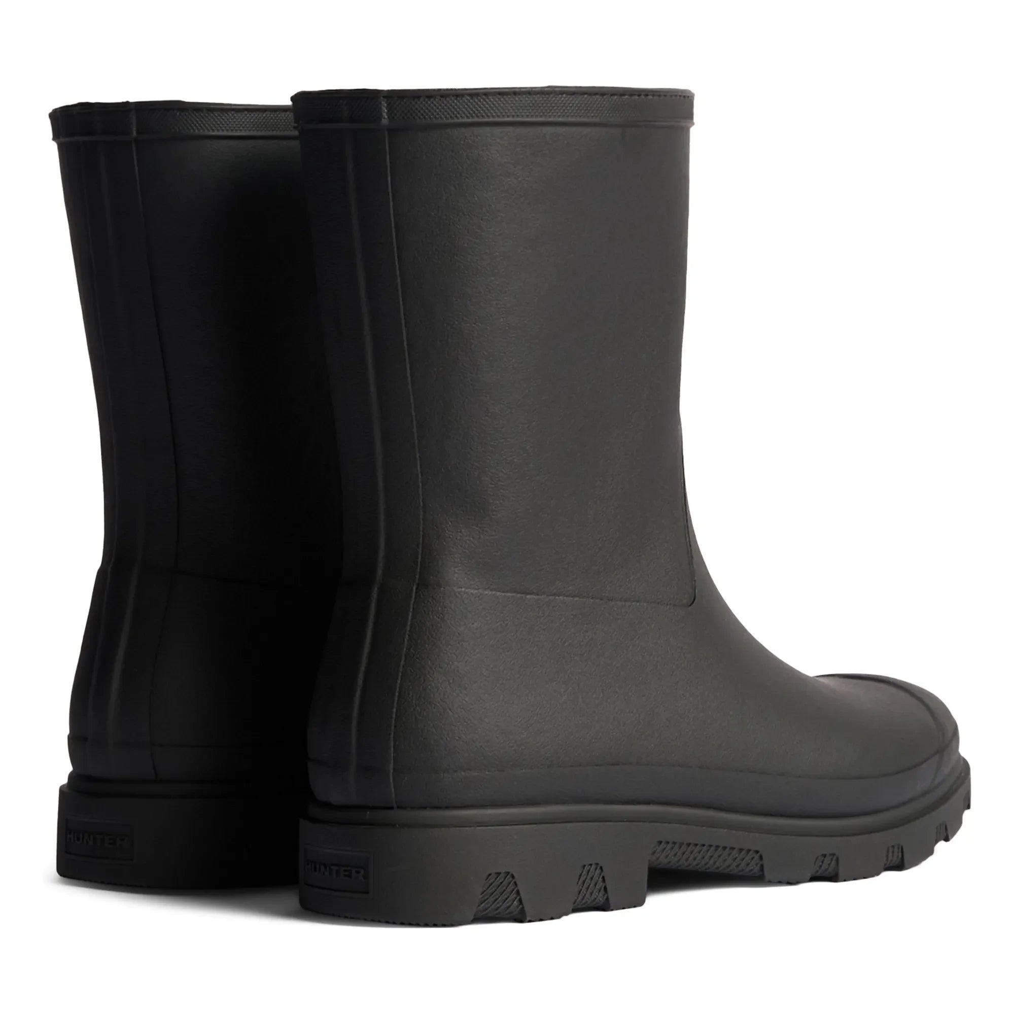 Hunter - Downpour Isolierte Kurze Gummistiefel | Schwarz