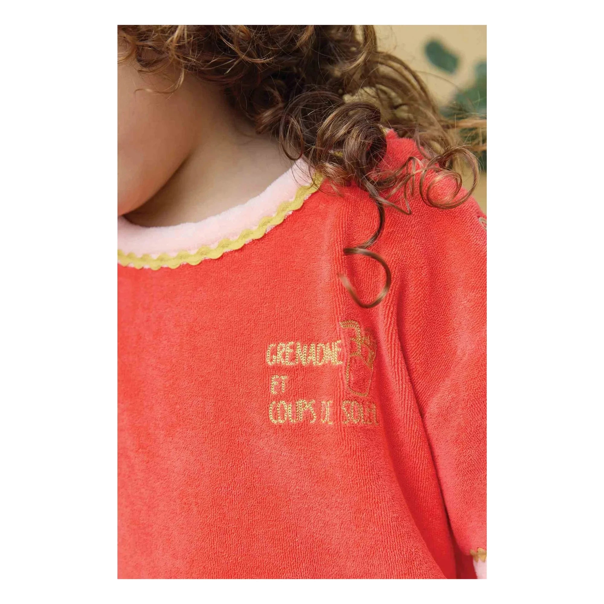 Bonton - Livia Frottee-T-Shirt | Rot