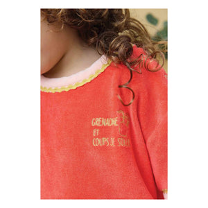 Bonton - Livia Frottee-T-Shirt | Rot