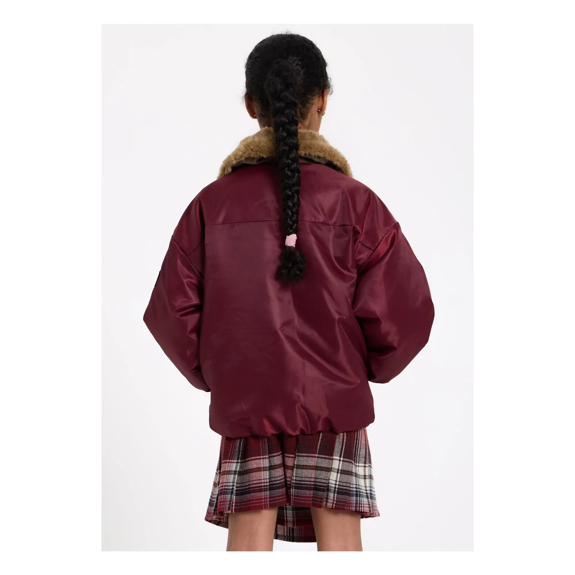 Finger in the nose - Aria Bomberjacke | Aubergine