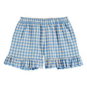 Emile et Ida - Kurzes Vichy Lagon | Blau