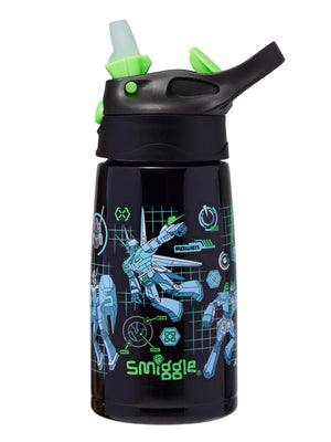 Smiggle - Weekend 400ML Gizli Pipetli Çelik Suluk