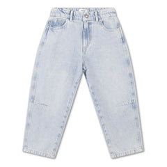 Repose AMS – Barrel Jeans aus Bio-Baumwolle | Hellblau