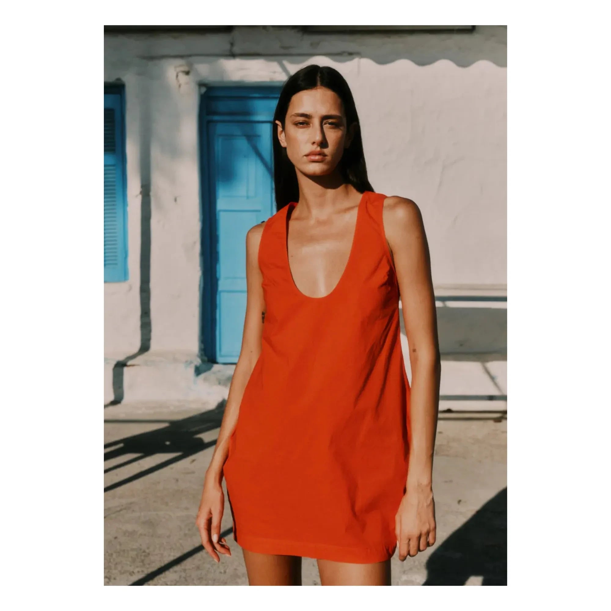 Vanessa Sposi - Das Popeline-Minikleid | Rot