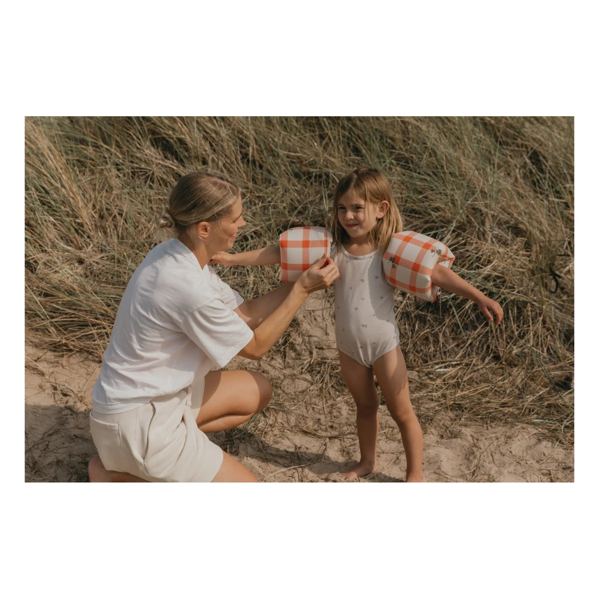 garbo&friends - Gingham Sorrel Armbänder | Rot