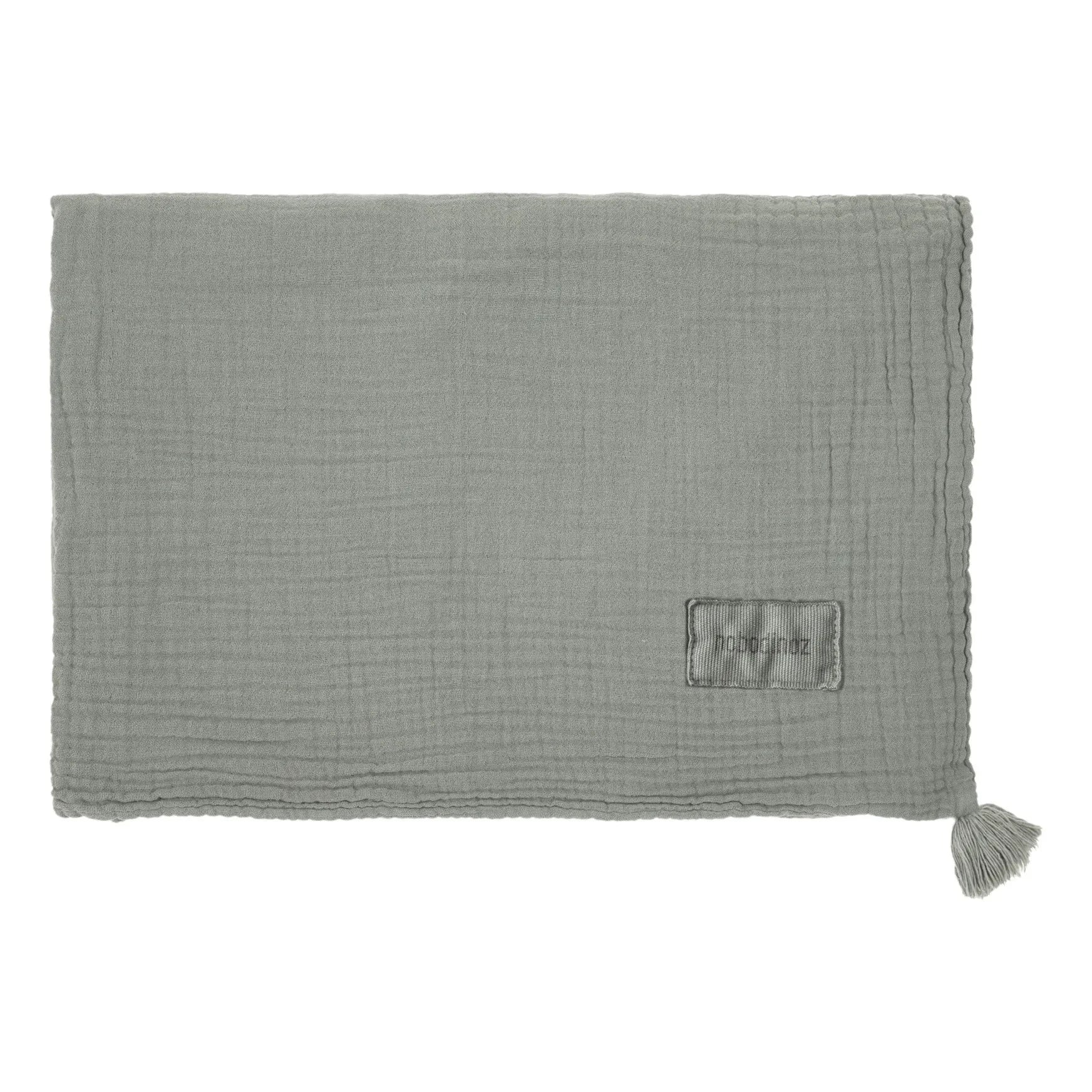 Nobodinoz - Wabi-Sabi Decke | Graublau