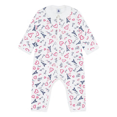 Petit Bateau - Pyjama Dors Bien Paris | Weiß