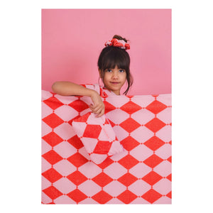 Jera Mini - Chouchou Losanges Sünger | Pembe