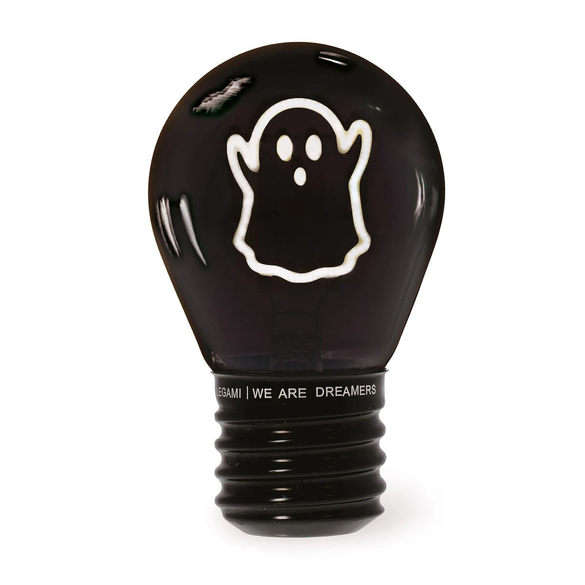 Legami - Dekorative Glühbirnen-förmige Tischlampe - Geist - Glühbirnenfiktio