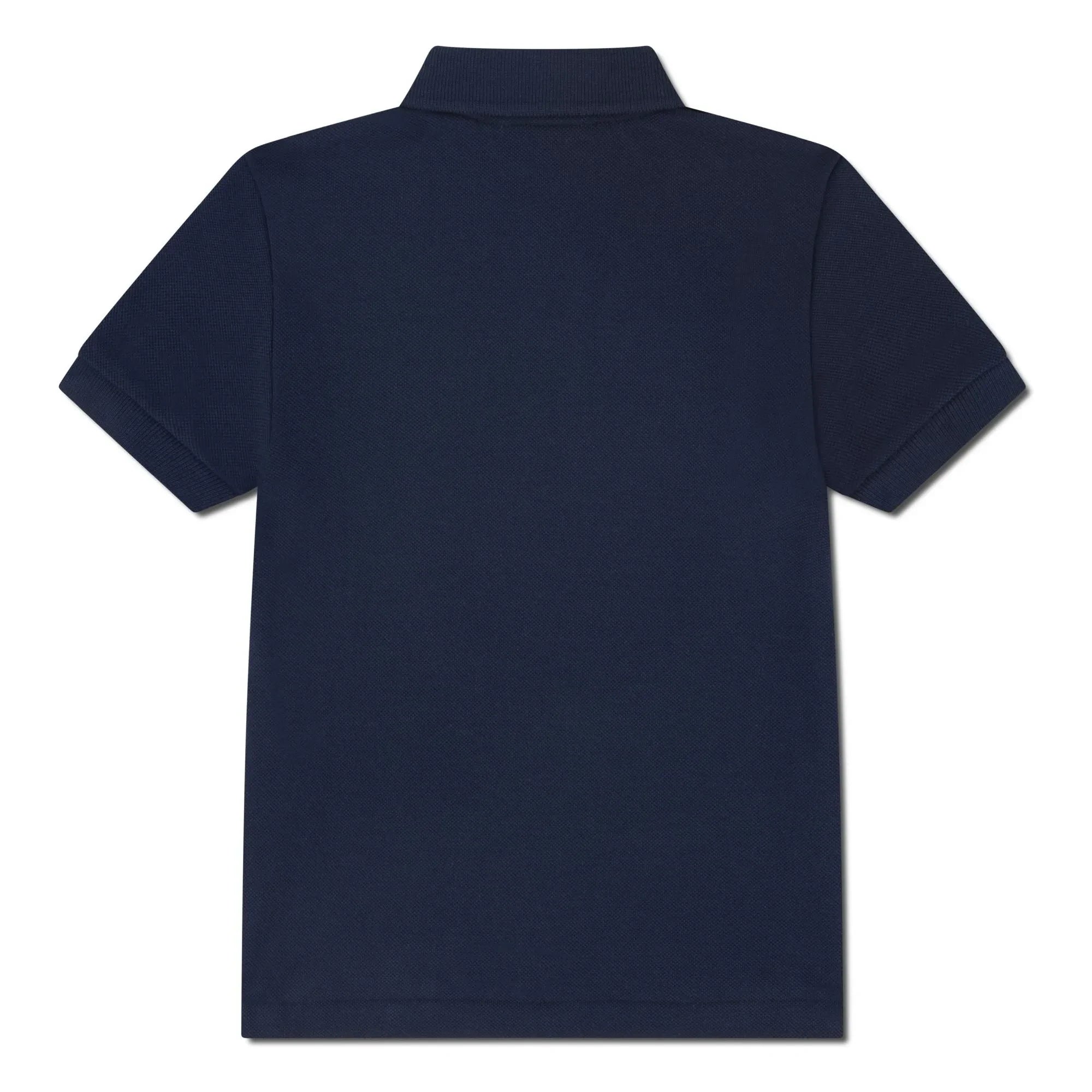 Lacoste - Marineblaues Polo mit Logo