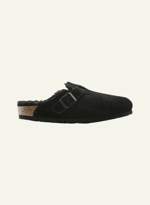 BIRKENSTOCK - Boston Shearling Clogs - Erwachsenen-Kollektion | Schwarz