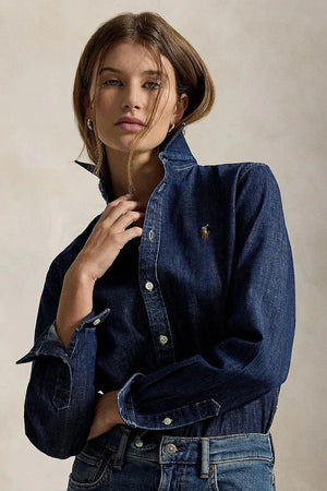 Polo Ralph Lauren kadın denim gömlek
