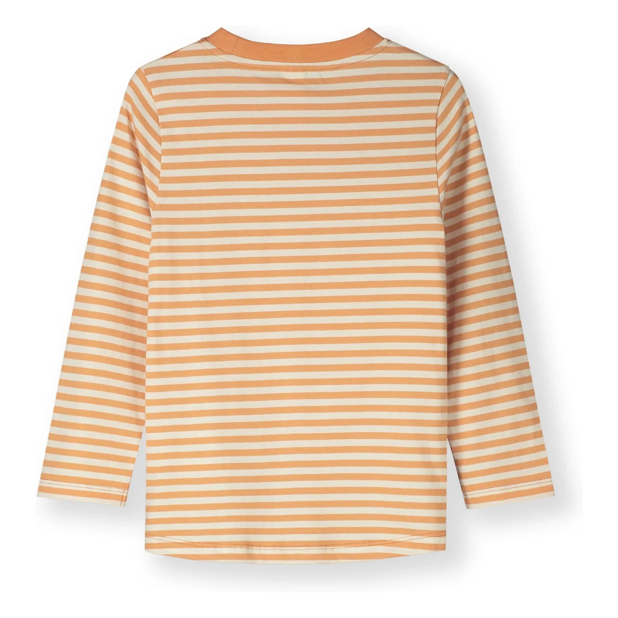 Gray Label – Gestreiftes T-Shirt aus Bio-Baumwolle | Aprikose
