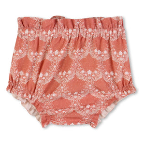 Chloé - Bio-Baumwoll-Oberteil und Bloomer-Set | Pfirsich