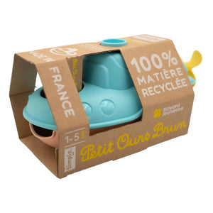 Simple - Badespaß-U-Boot - Einzeln x Kleiner brauner Teddybär | Blau