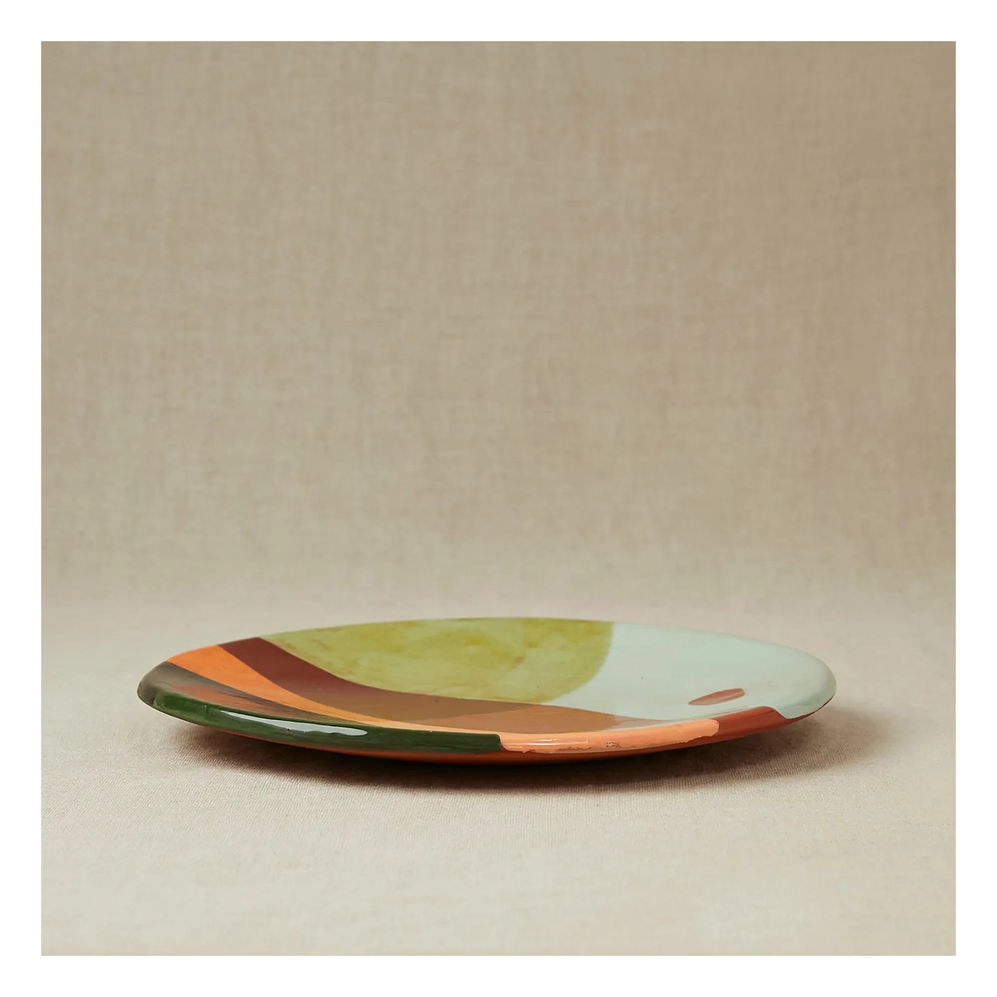 Rosi Mistou - Keramik-Servierplatte | Celadon