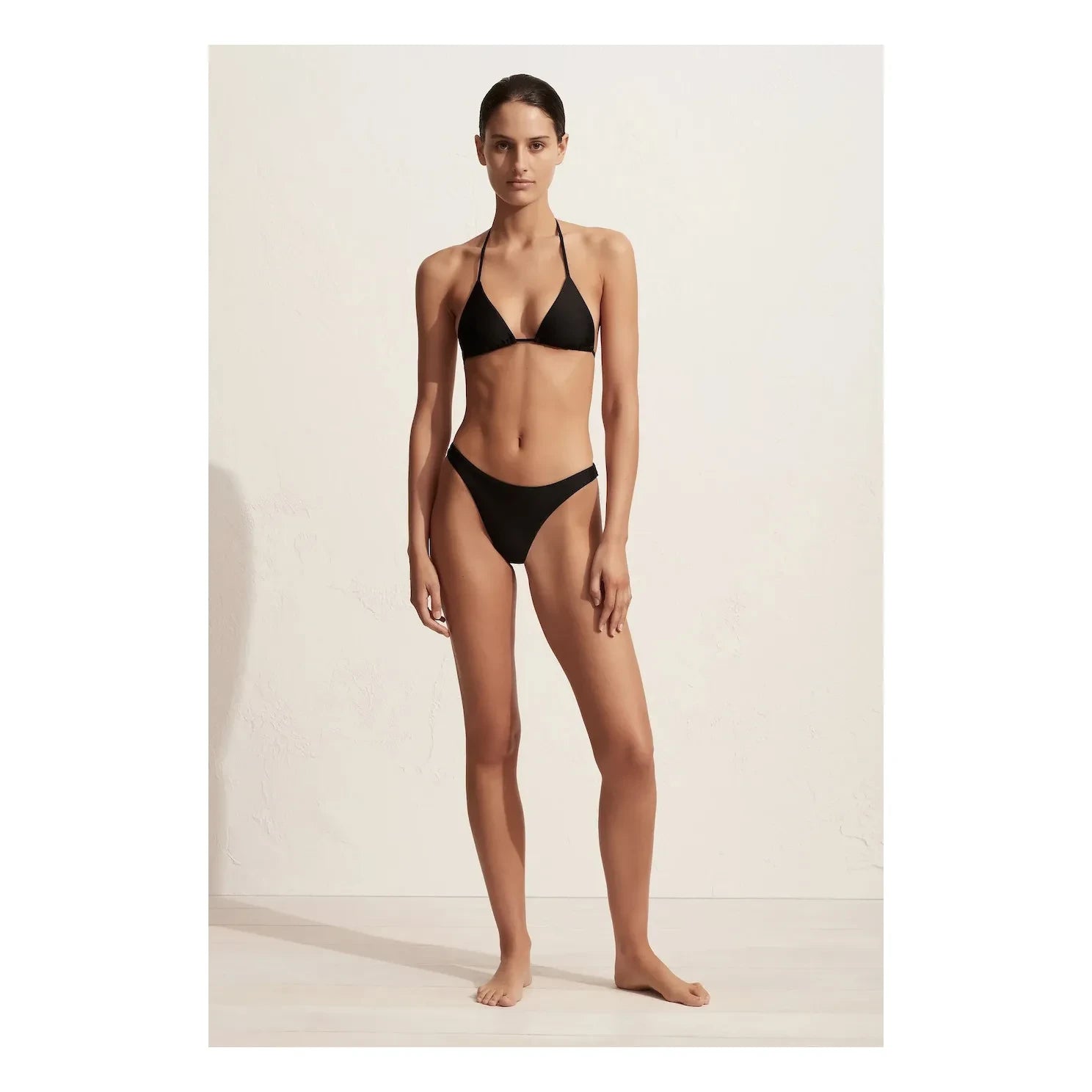 Matteau - High-Waisted Bikinihose aus den 90er Jahren | Schwarz