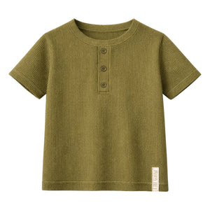 Lililotte – Jersey T-Shirt Téo Bio-Baumwolle | Olive