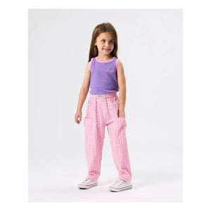 Goldie + Ace - Geripptes Tanktop mit Kontrastsaum | Lila