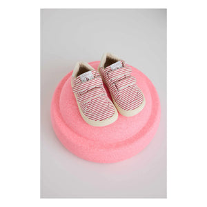 bisgaard - Gestreifte Kratz-Sneaker | Rot