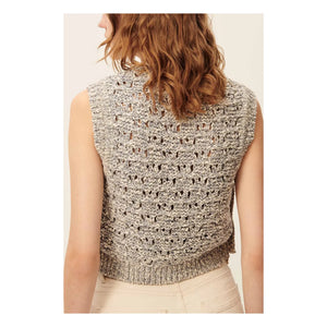 Sessùn - Ärmelloser Pullover Maranhao | Graublau