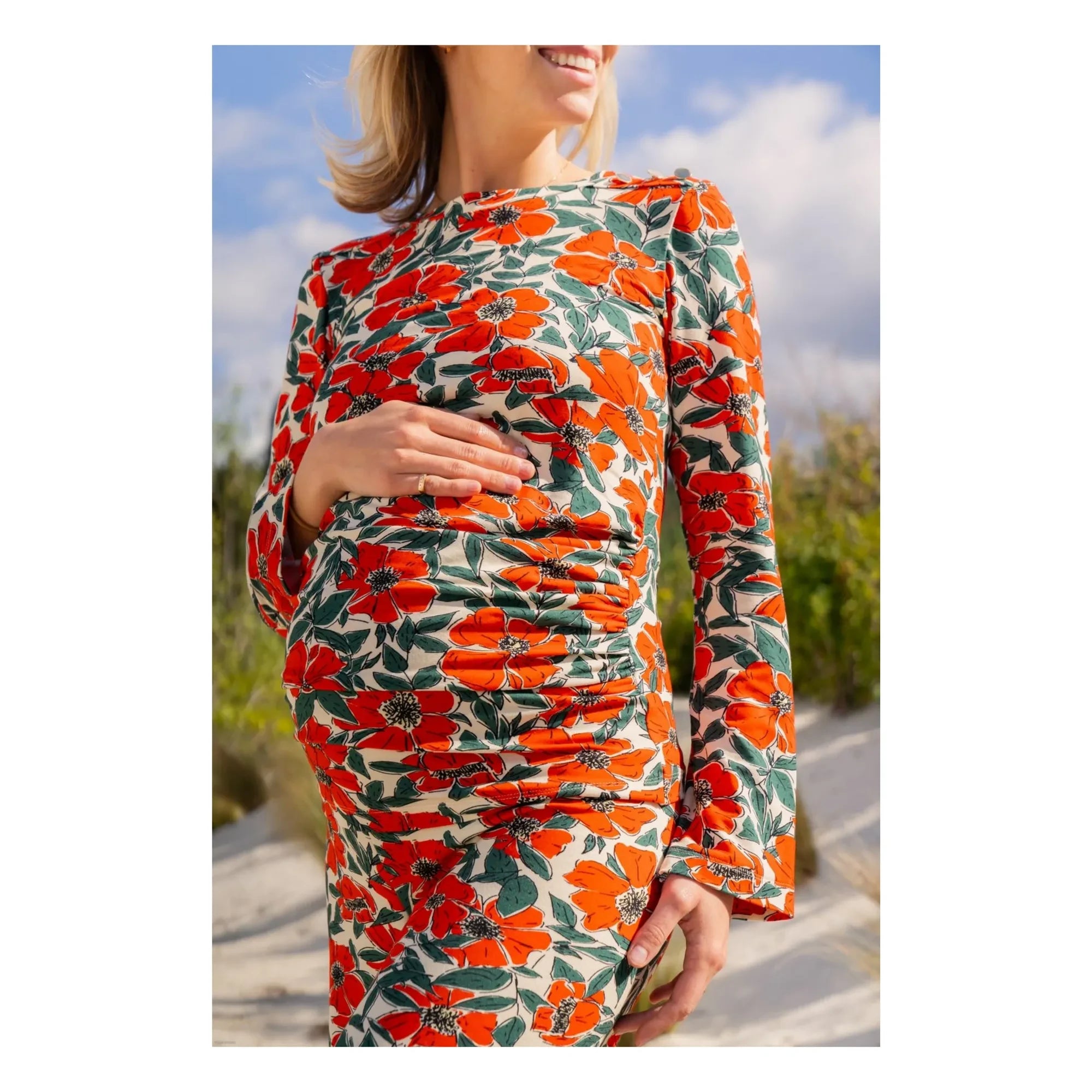 Paloma Collection - Mona Poppy Schwangerschaftsoberteil | Rot