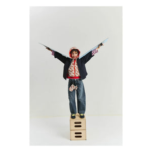 Fudoon - Fudoon X Smallable Exklusive Kollektion - Wendbare Dackel-Daunenjacke mit Kapuze | Beige