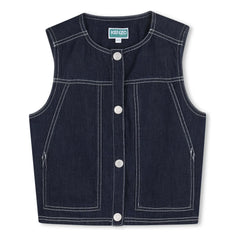 Kenzo - Kenzo Garden Ärmellose Jeansjacke | Dunkelblau