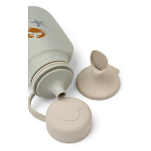Liewood – Lizzie Smoothie-Flasche – 2er-Set | Meerestiere/Sandig