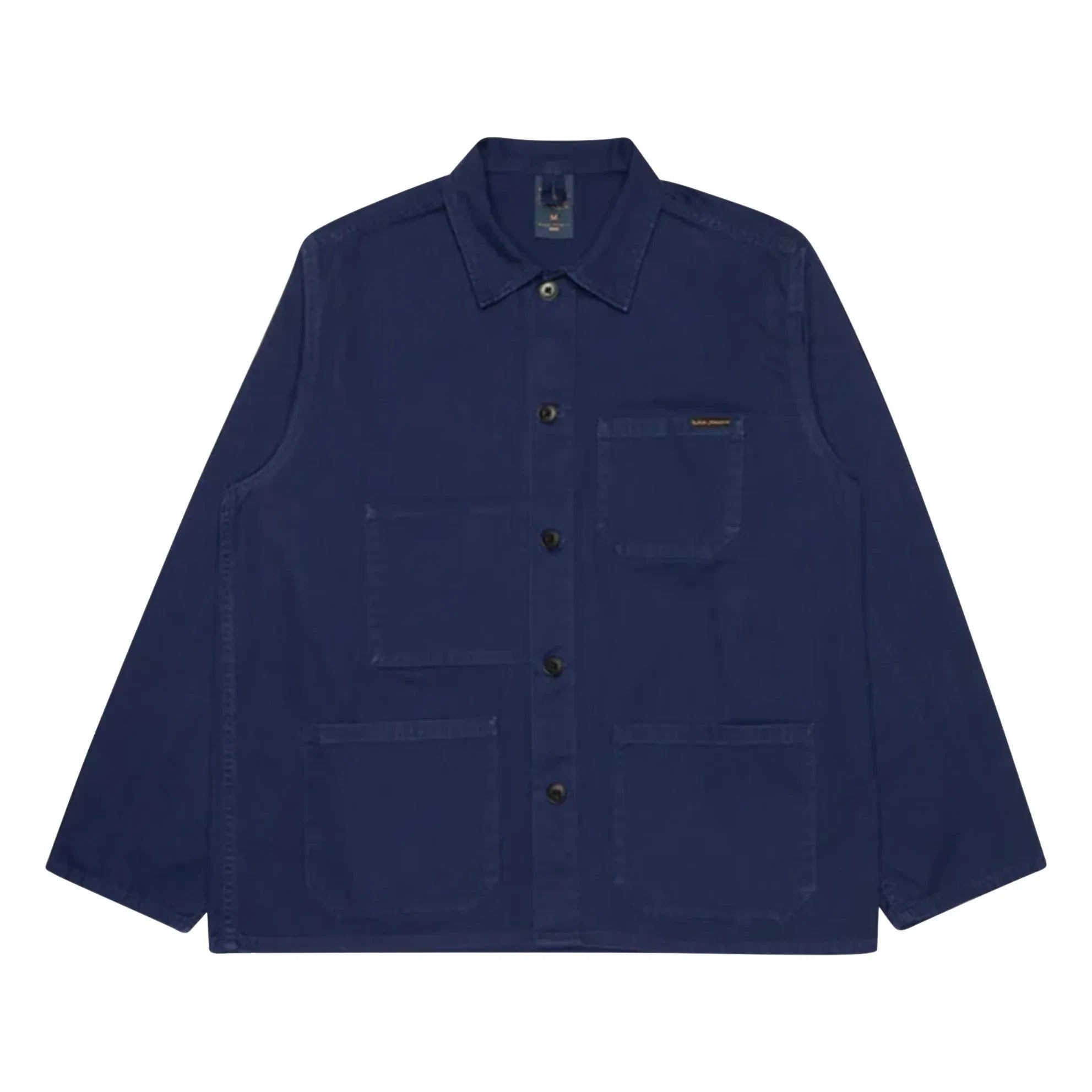 Nudie Jeans - Buddy Chore Fischgrätjacke | Marineblau