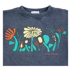 Bobo Choses - Herbalist Bio-Baumwoll-Sweatshirt | Marineblau