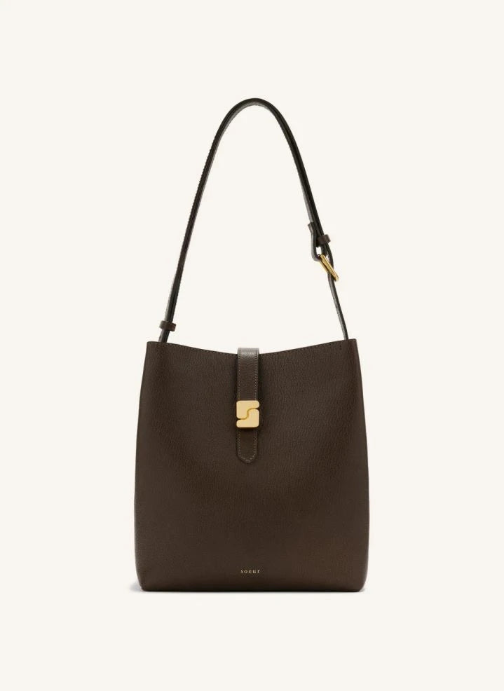 Soeur - Bello Lederhandtasche | Dunkelkhaki