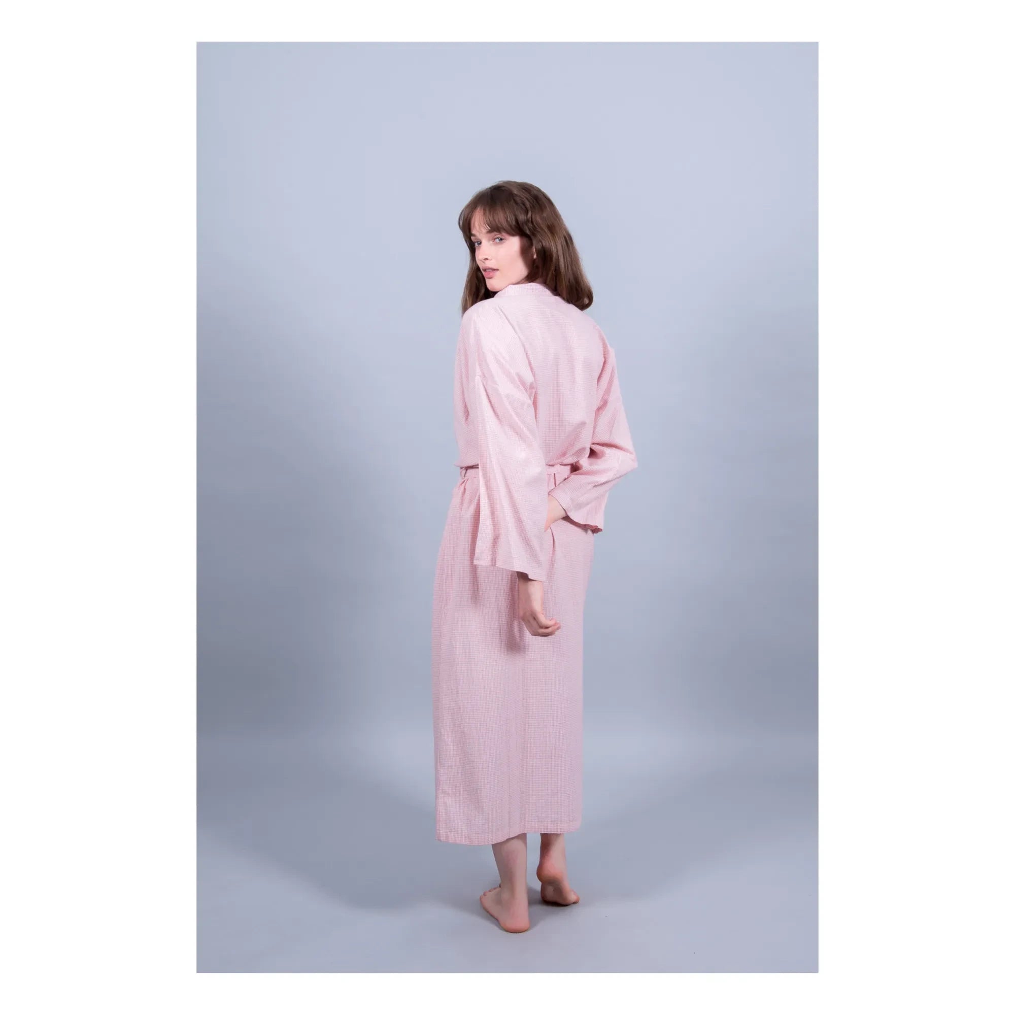 Scarlette Ateliers - Grace Kareli Kimono | Kırmızı