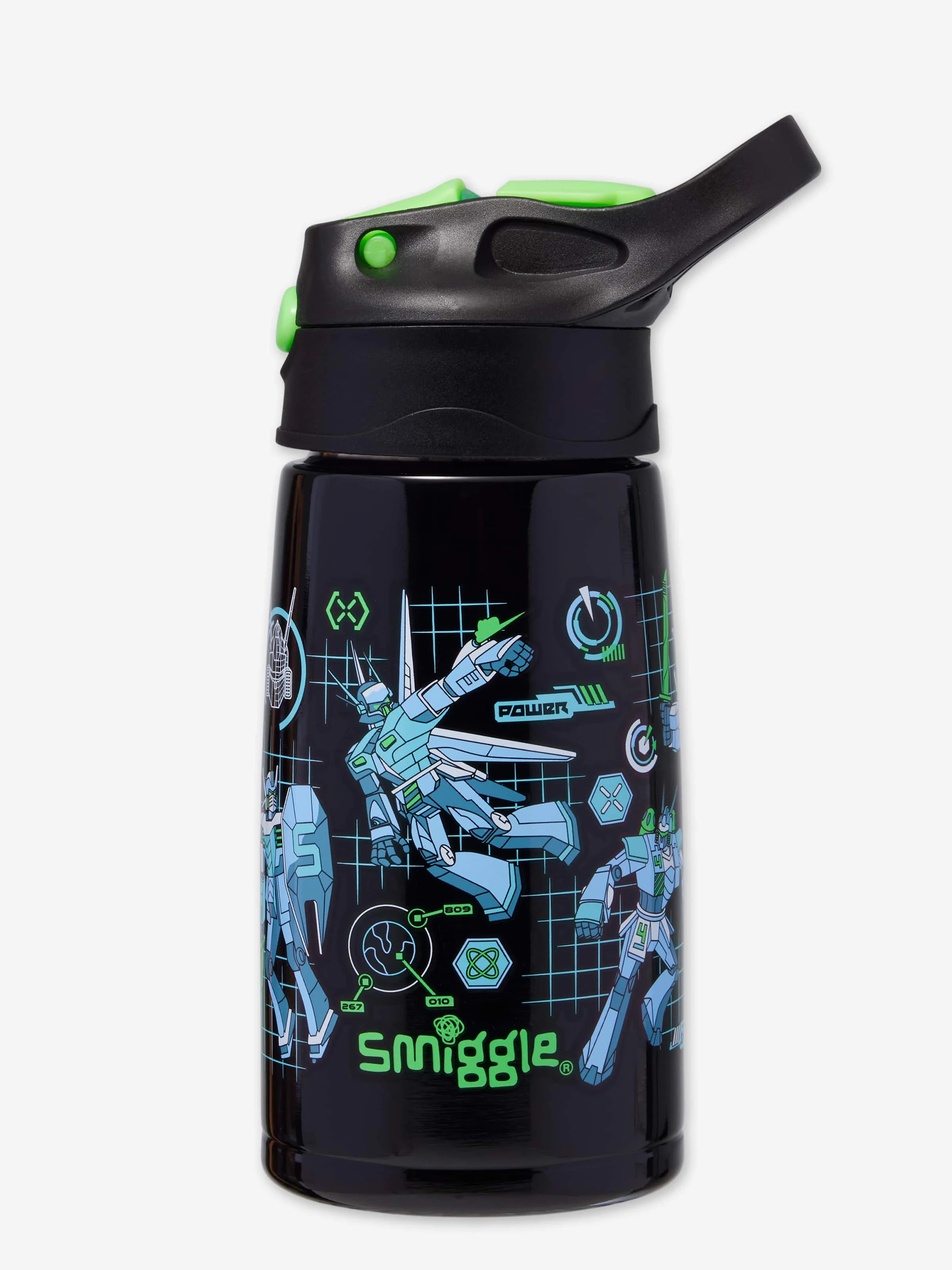 Smiggle - Weekend 400ML Gizli Pipetli Çelik Suluk