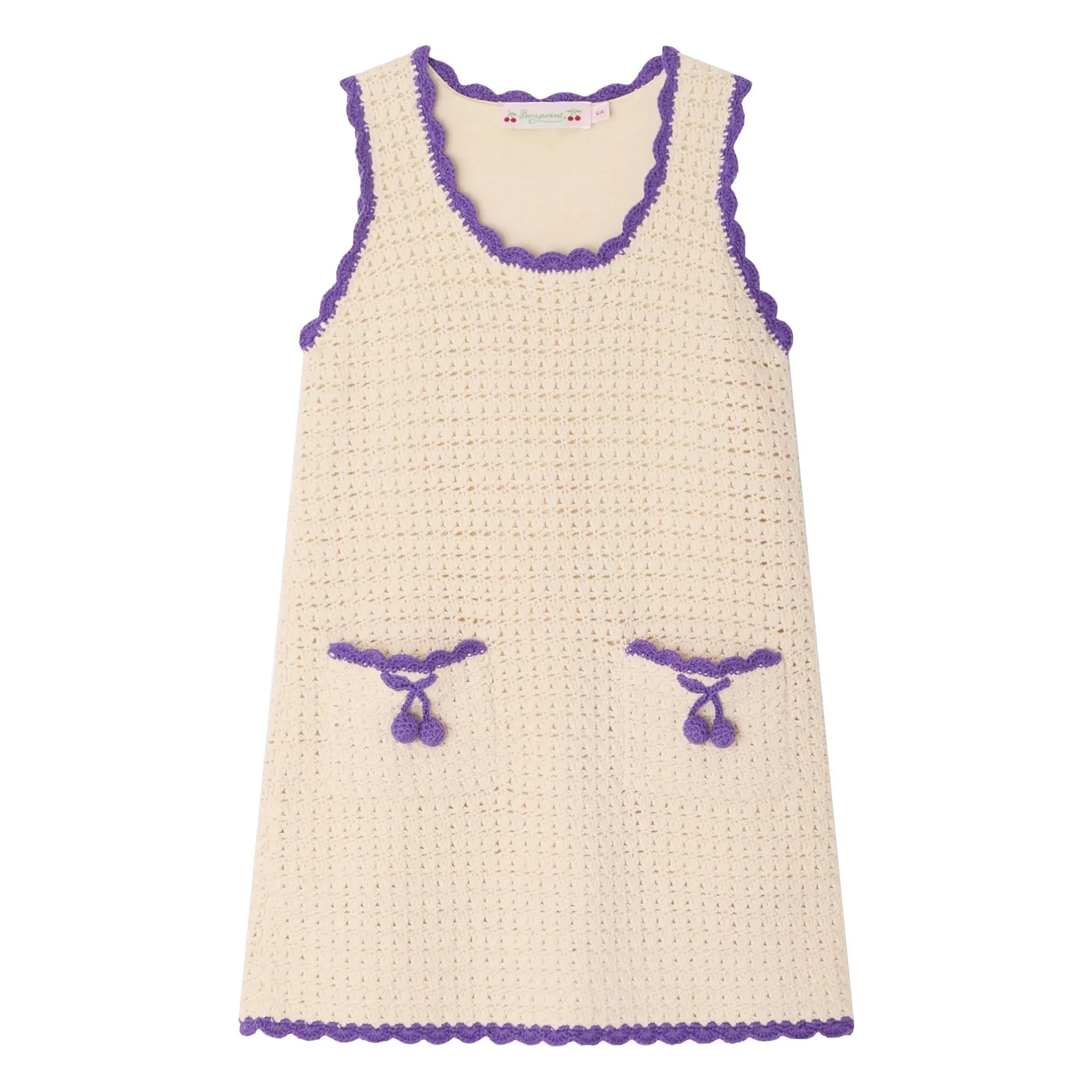 Bonpoint - Lali Strickkleid | Ecru