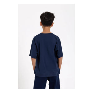 Smallable Kid - Nils Bio-Baumwoll T-Shirt | Waschblau