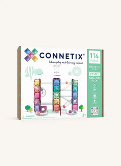 Connetix - Pastell 114 Teile Balllauf-Set
