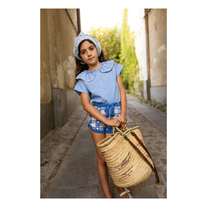 Louis Louise - Bluse Feston May Chambray | Hellblau