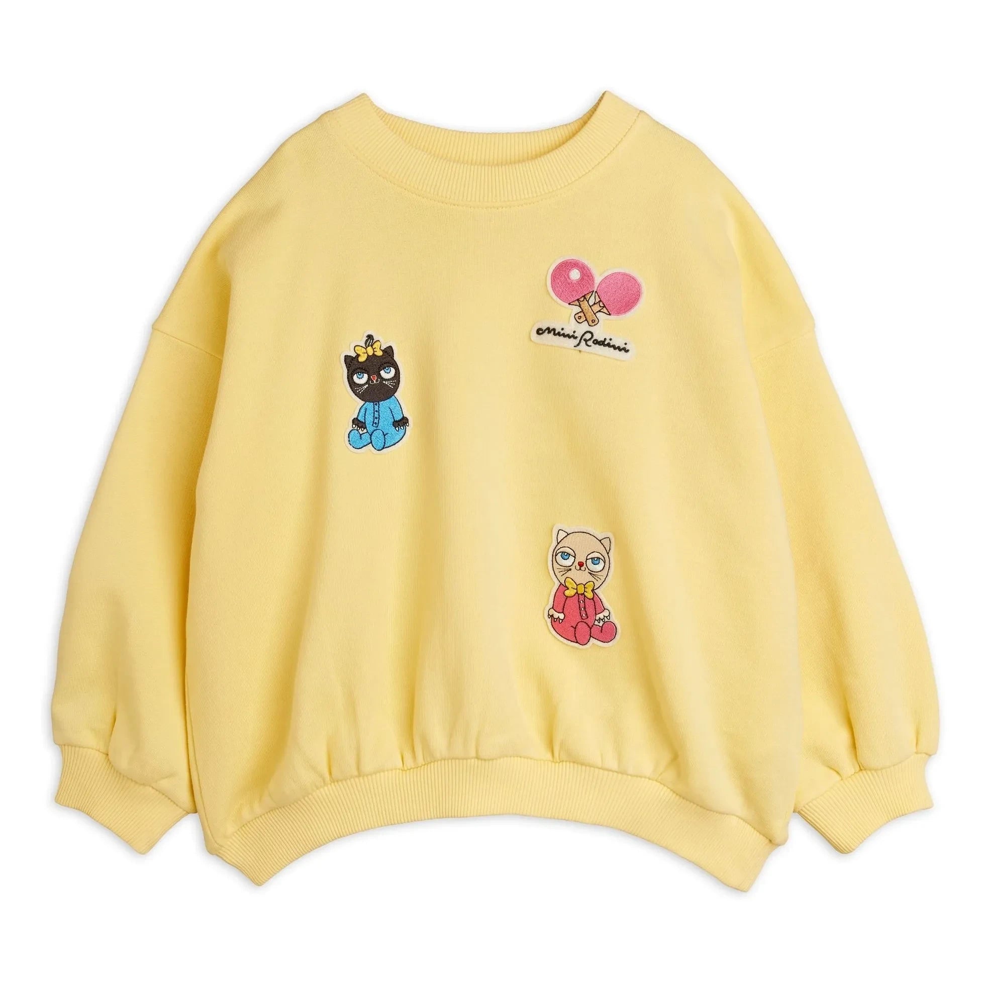 Mini Rodini - Sweatshirt mit Tiermotiv Organic Cotton Patch | Gelb