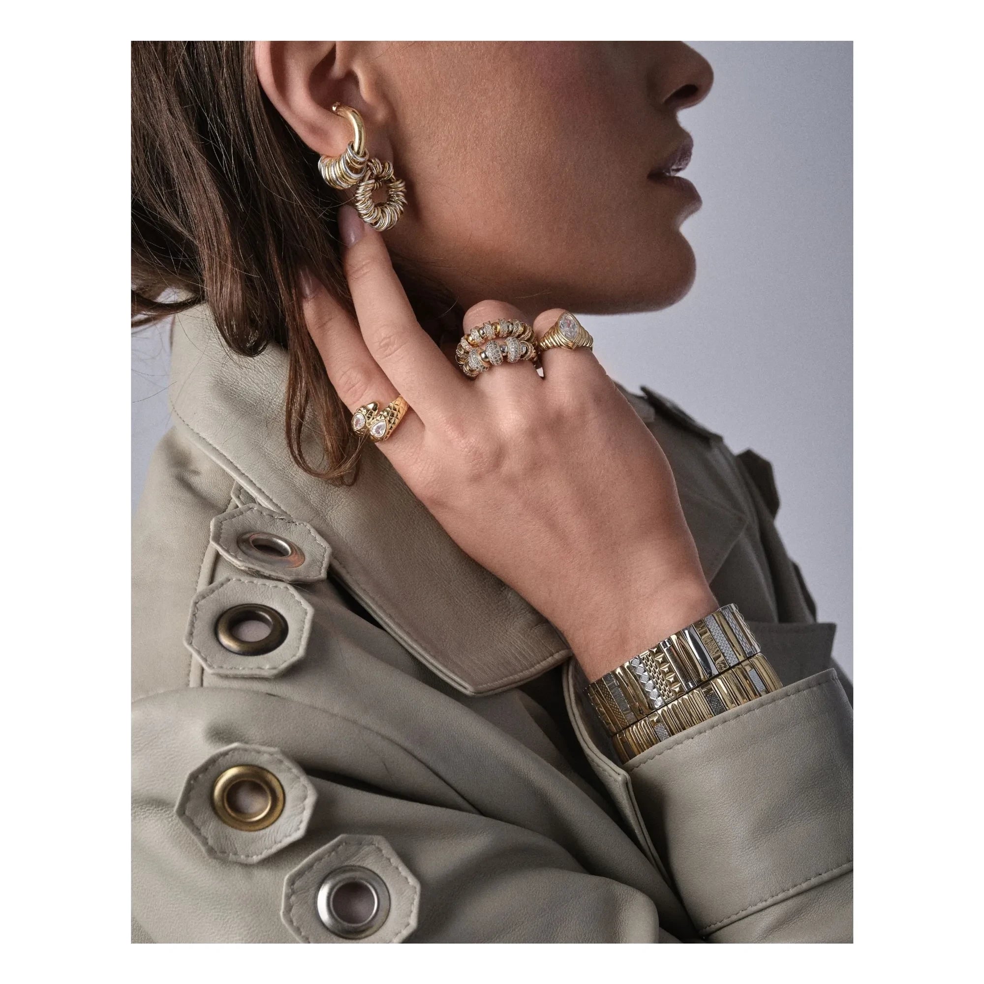 Sigal - Toi & Moi Ring | Gold
