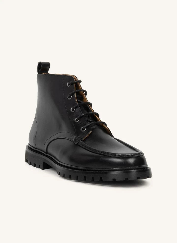 Bobbies - Elias Lederstiefel | Schwarz