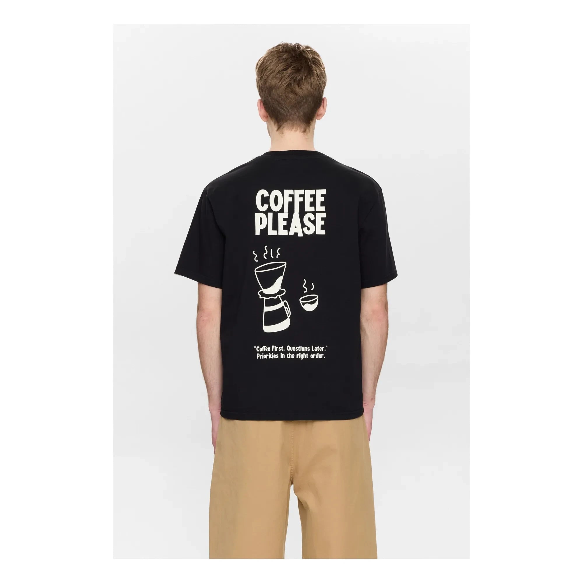 Anerkjendt - Akvillads Coffee Please T-Shirt | Schwarz