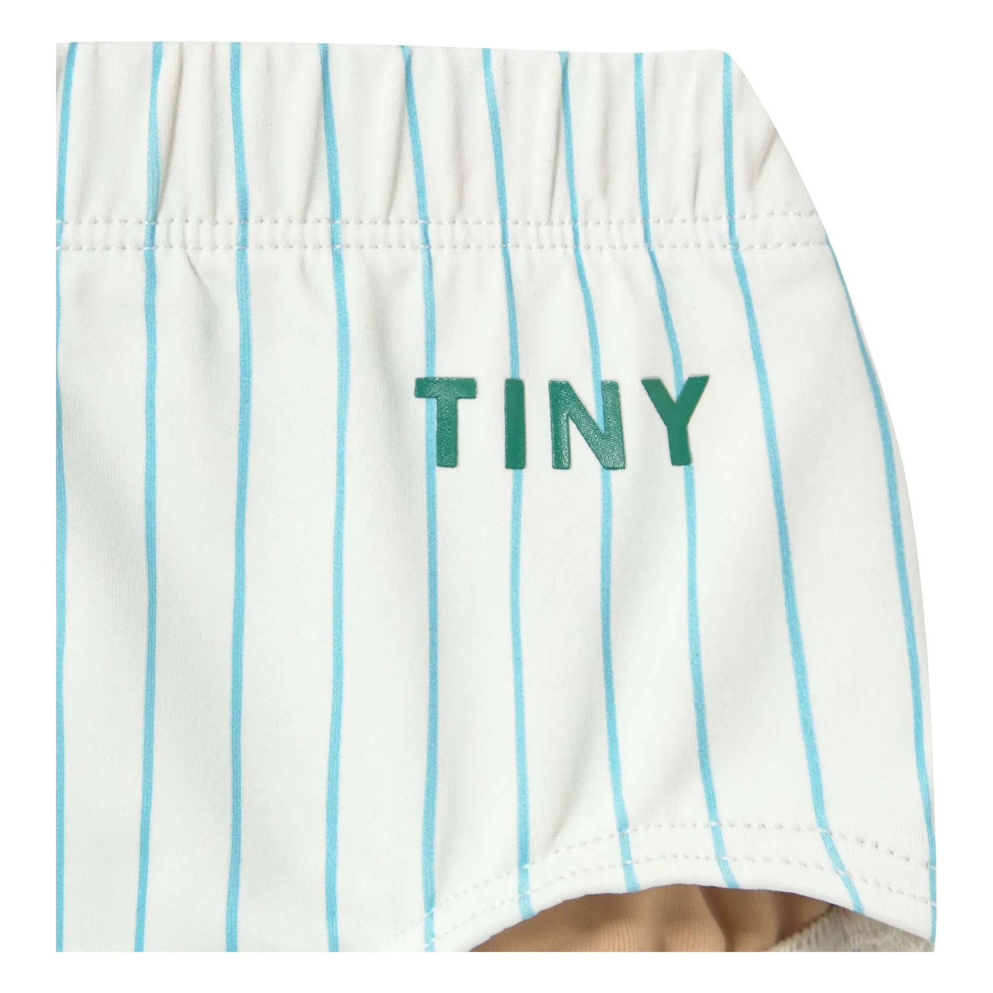Tinycottons - Gestreifte Badeshorts | Hellblau