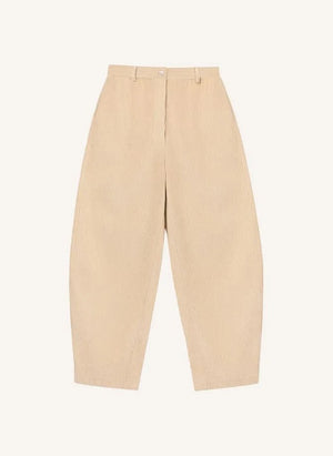 Cordera - Samt Baumwollhose | Beige